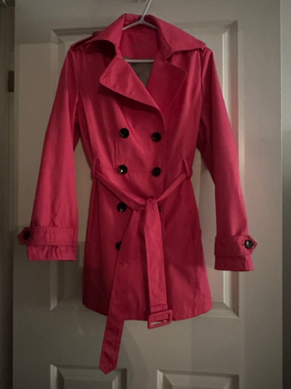 Pink Calvin Klein Raincoat